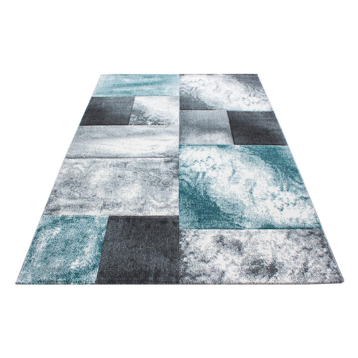 Flachwebteppich Hawaii - Blau, Design, Textil (140/200cm) - Novel