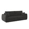 Schlafsofa Bali - Schwarz/Graphitfarben, MODERN, Holz/Textil (245/74-90/104cm) - Luca Bessoni