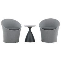 Gartenset Spoga - Grau, KONVENTIONELL, Textil/Metall - Gardenson