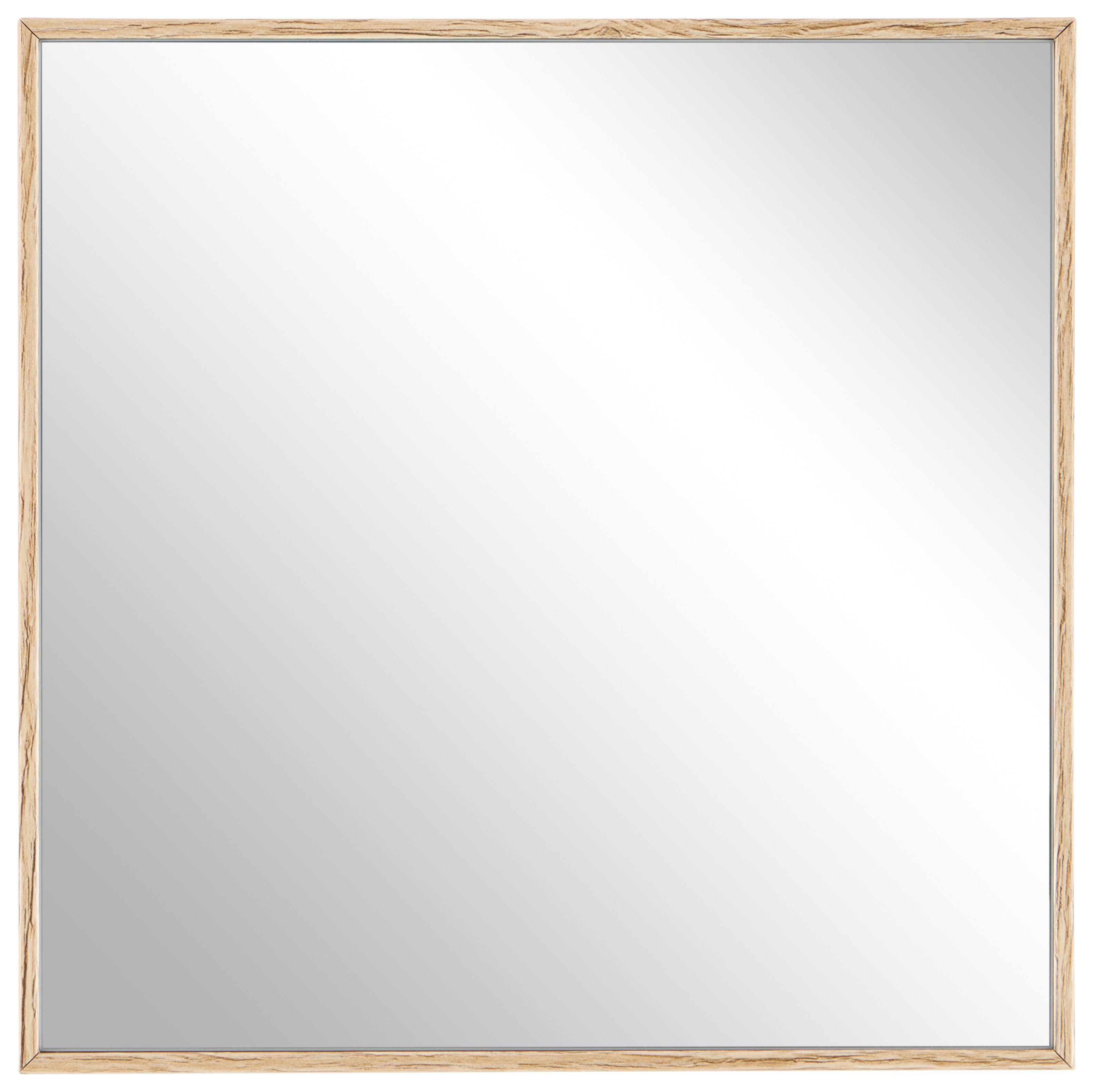 Spiegel Cora Eichefarben B: 26cm - Eichefarben, MODERN, Glas/Holzwerkstoff (26/26cm)