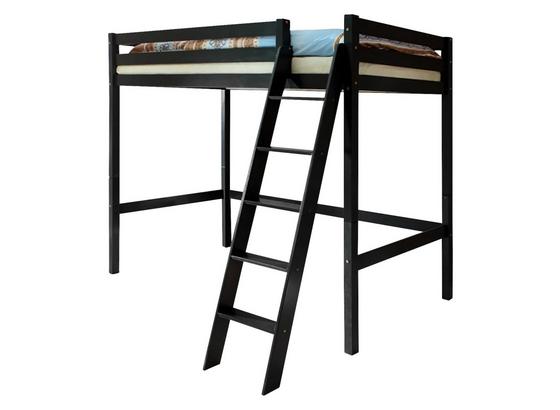 Hochbett Matthias 90 90x200 cm - Dunkelgrau, Basics, Holz (90/200cm) - Livetastic Hochbett Matthias 90 90x200 cm - Dunkelgrau, Basics, Holz (90/200cm) - Livetastic