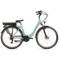 Elektrofahrrad E-citybike Hollandia, Mintgrün, 28 Zoll - Mintgrün, Basics, Metall (21/116/188cm)