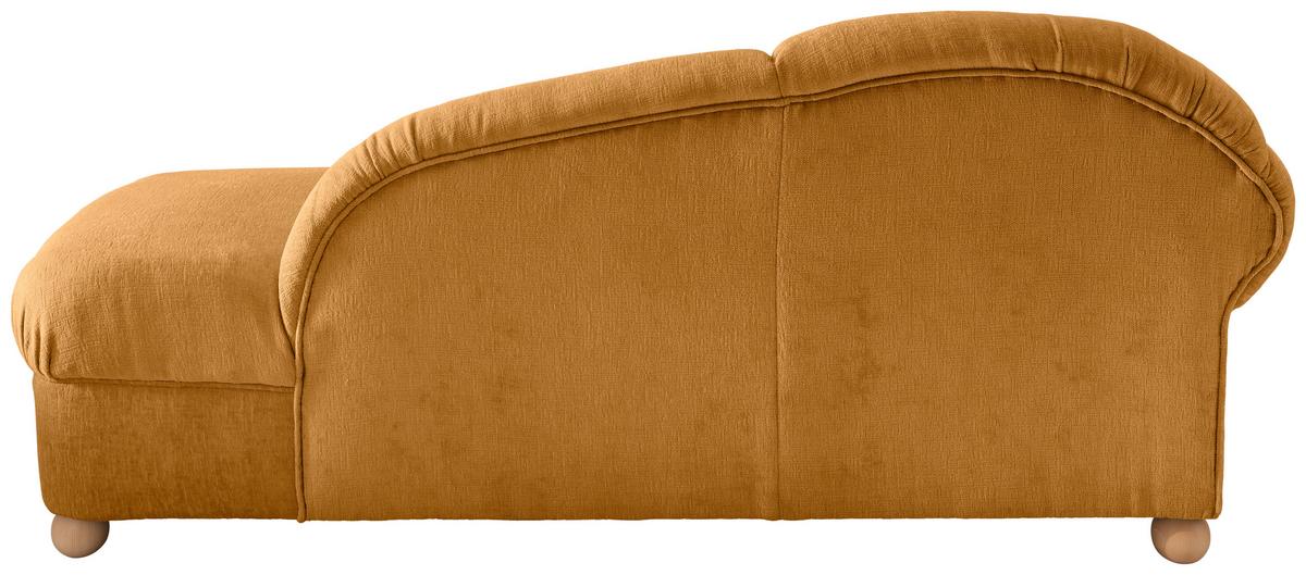 Ottomane Torello Goldfarben B: 86cm - Wildeiche/Goldfarben, KONVENTIONELL, Textil (86/84/190cm) - Livetastic