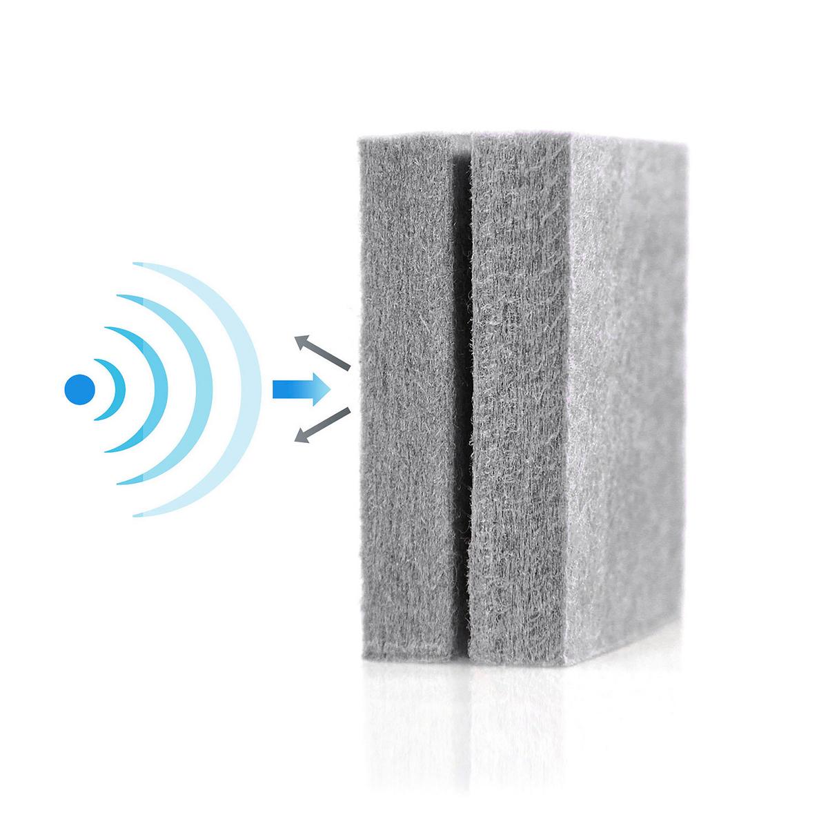 Trennwand Flexmiut - Hellgrau, Basics, Kunststoff/Textil (60/177/3cm) - MID.YOU