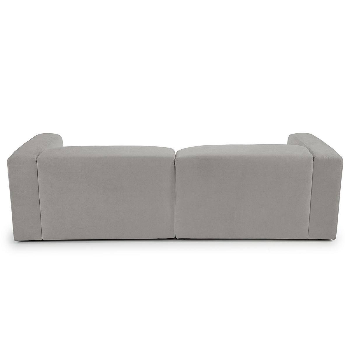 Ecksofa Bolt, Grau B: 255x160 cm - Grau, MODERN, Textil (255/160cm) - Trendmanufaktur