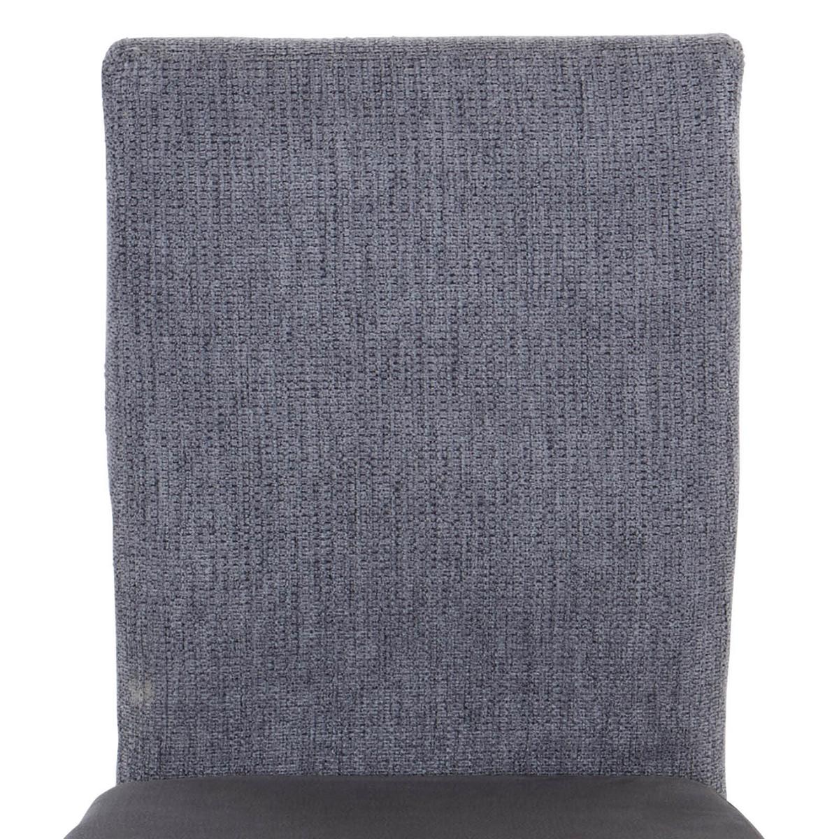 Vierfußstuhl Manzano Grau Gepolstert - Grau, KONVENTIONELL, Holz/Textil (45/90/52cm)