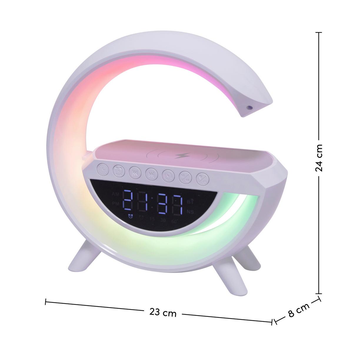 LED-DEKOLEUCHTE CANEL - Weiß, Basics, Kunststoff (23/8/24cm) - Luca Bessoni