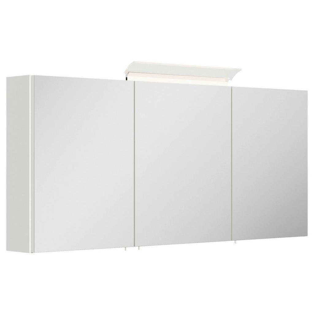 SPIEGELSCHRANK Weiß Hochglanz B: 140 cm