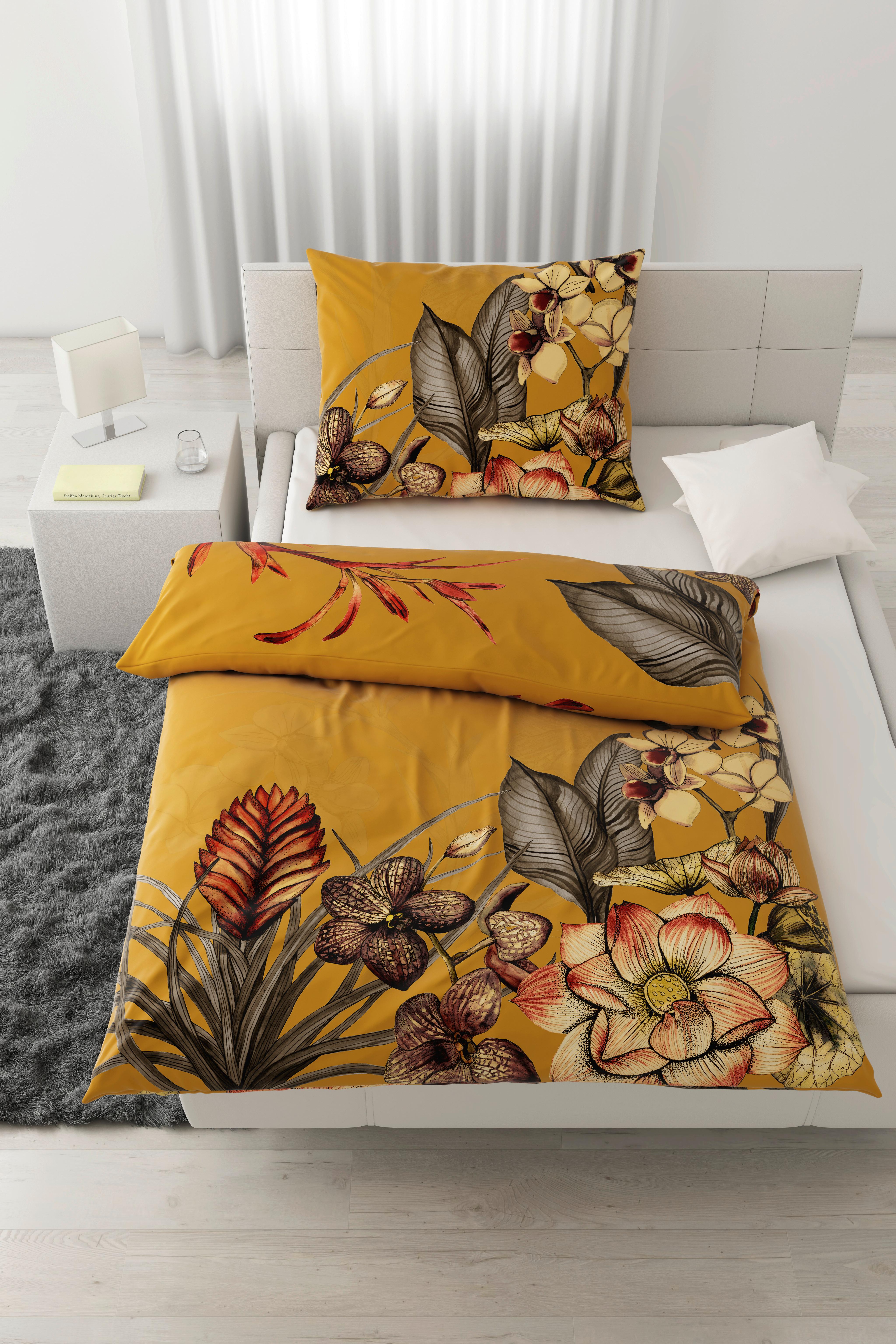 POVLEČENÍ CARTAXO, 70x90/140x200cm - žlutá, Lifestyle, textil (140/200cm) - Modern Living