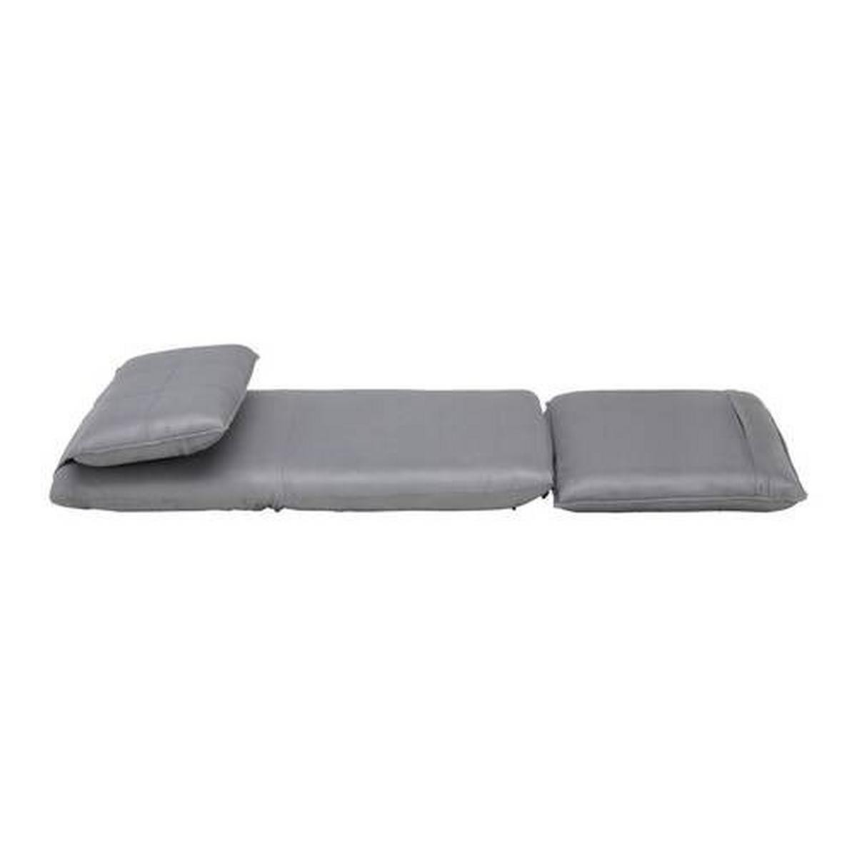 Rozkladacie kreslo ENI, sivá - čierna/sivá, Modern, kov/textil (73/56/72cm) - Bessagi Home