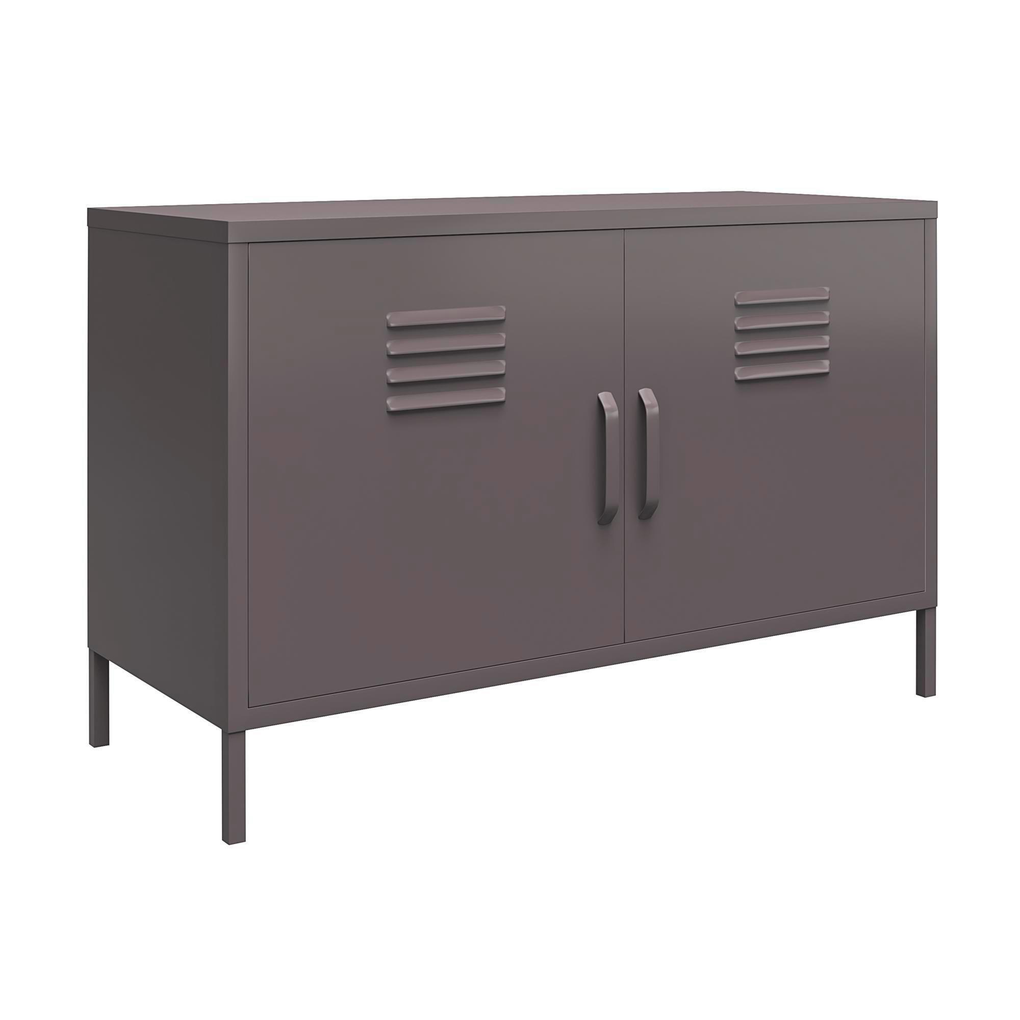 Kommode Bradford Grau B: 98 cm - Grau, Design, Metall (98/63/39cm) - MID.YOU