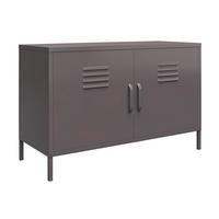 Kommode Bradford Grau B: 98 cm - Grau, Design, Metall (98/63/39cm) - MID.YOU