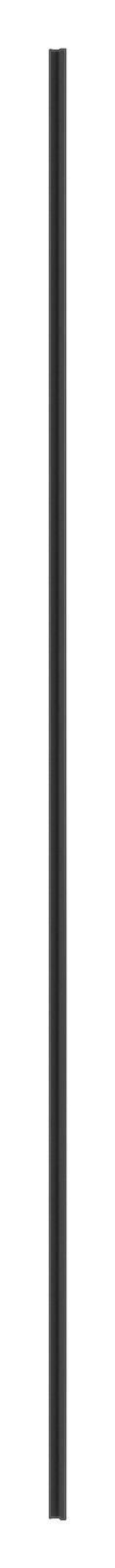 Montagepaket F. Kleiderschrank Unit H: 210 cm B: 270 cm - Schwarz, MODERN, Kunststoff/Metall - Ondega