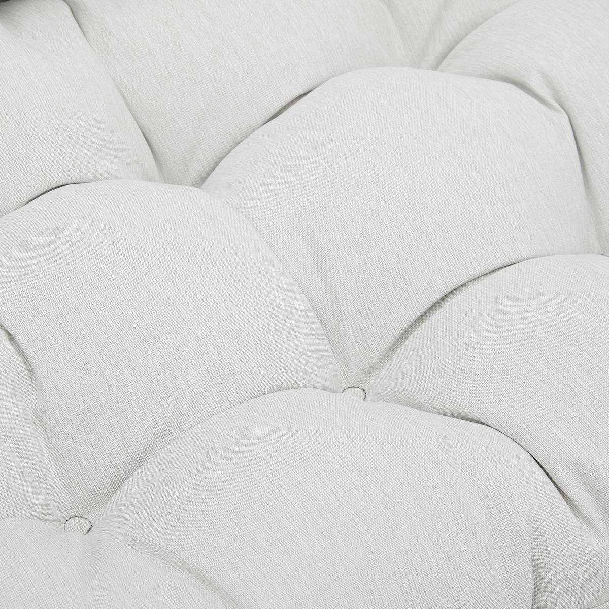 Křeslo MIA - šedá, Moderní, kov/textil (91/153/65cm) - Bessagi Garden