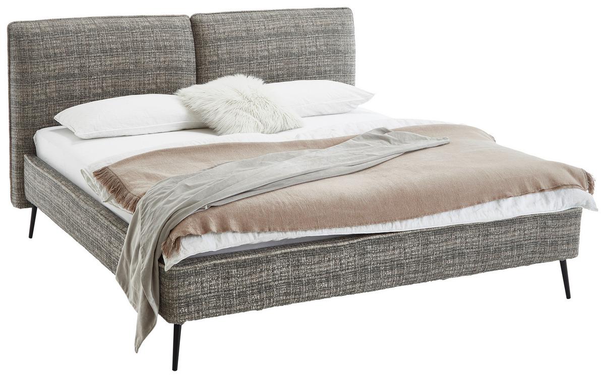 Polsterbett Infinity Liberty Grün 180x200cm - Schwarz/Grün, MODERN, Textil (180/200cm) - Livetastic