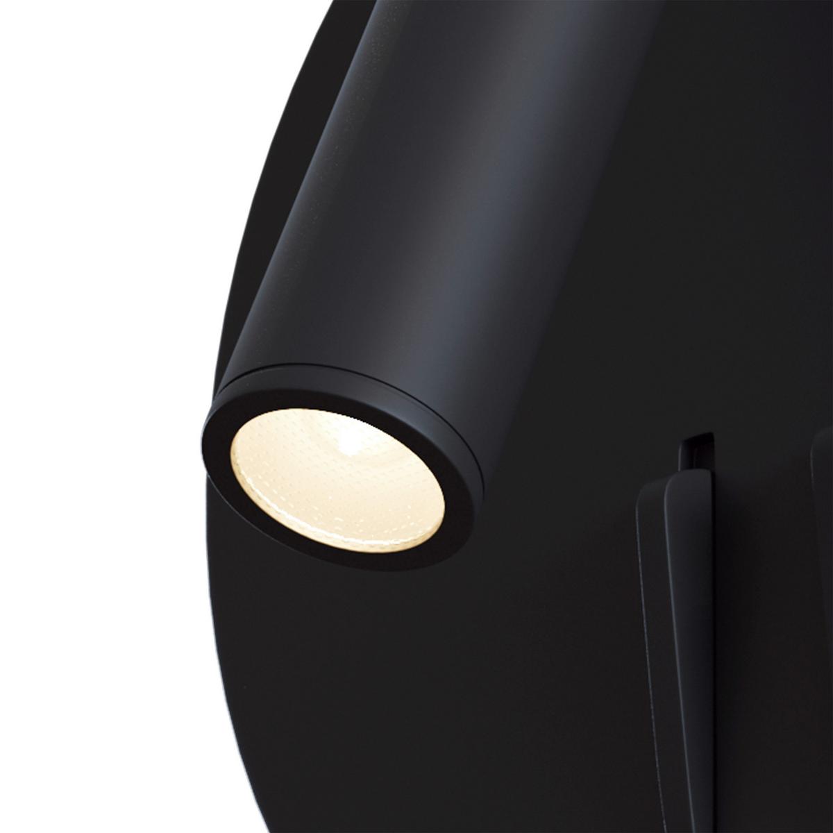Wandleuchte Ios 176 - Schwarz, Trend, Metall (6,5/14/14cm) - MAYTONI
