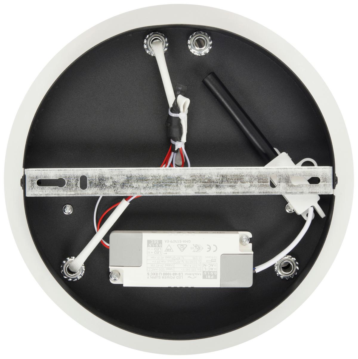 LED-Deckenleuchte, 4000k Zupä - Champagner, MODERN, Kunststoff/Metall (45/45/9cm)