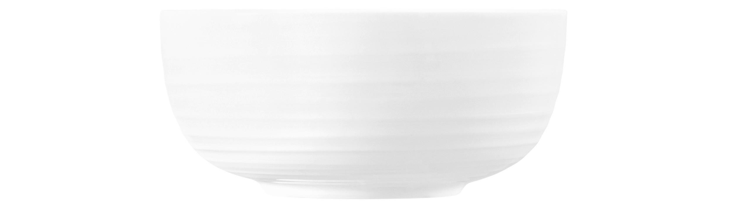 Müslischale aus Porzellan weiß Terra D: ca. 15 cm
