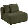 Modul Sofa Bloom 2er Sofa B: 100 Cm Olivgrün - Olivgrün, Trend, Textil (100/70/122cm) - Livetastic