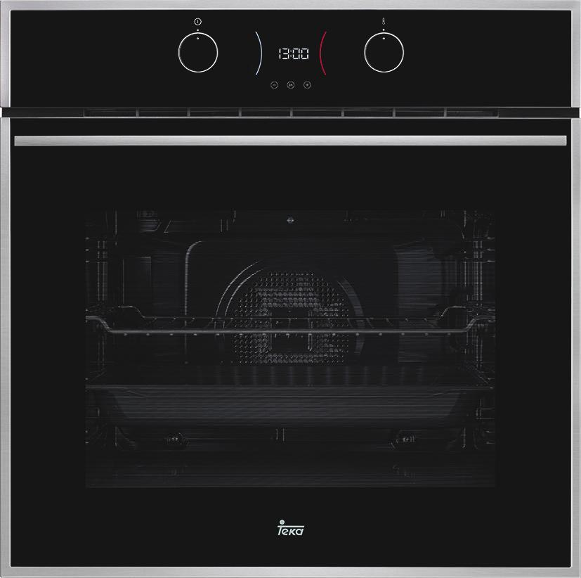 Einbaubackofen HLB 840 - Schwarz, Design, Glas (59,5/59,5/55,9cm) - Teka