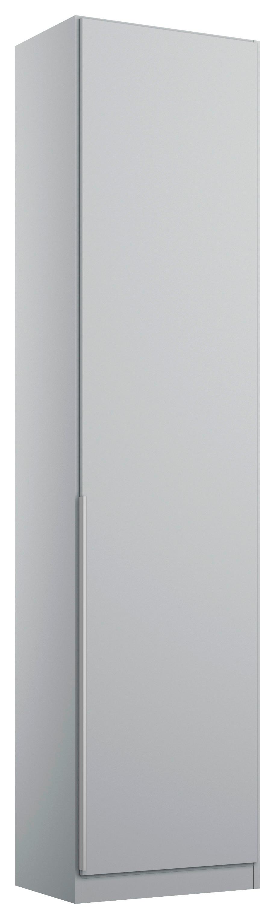 Drehtürenschrank 47 Cm Alabama, Seidengrau - Hellgrau, MODERN, Holzwerkstoff (47/229/54cm)