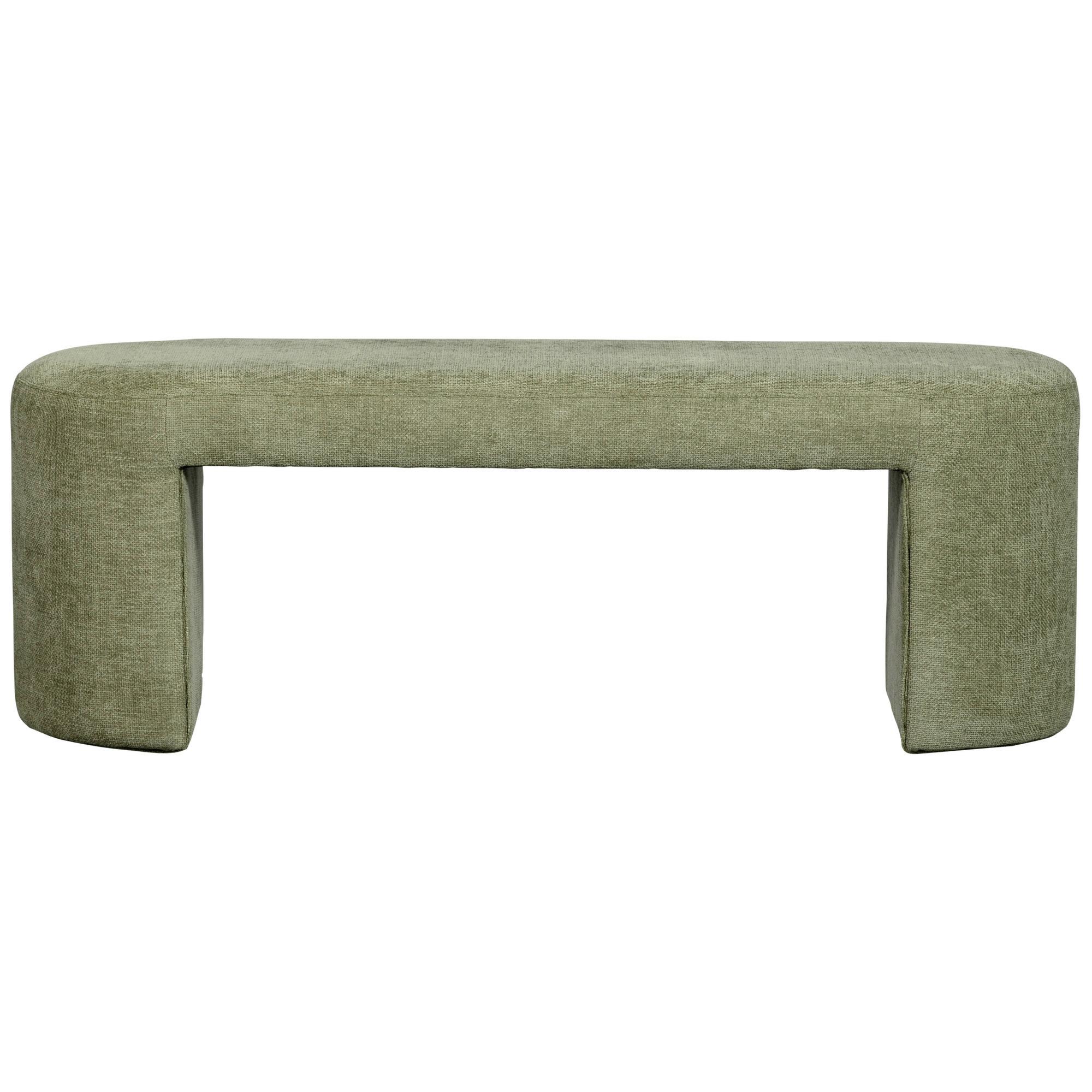 Sitzbank Jacob Olivgrün B: 130 Cm - Olivgrün, Design, Textil (130/46/46cm) - Livetastic