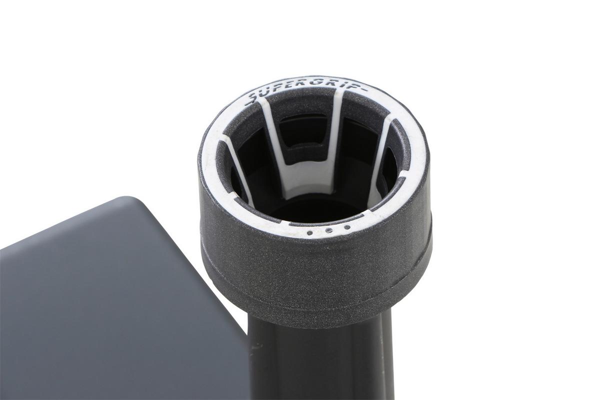 Schirmständer Kunststoff/beton Für Dm 1,9-3,6 Cm - Anthrazit, KONVENTIONELL, Kunststoff/Stein (50/9/25cm) - Siena Garden