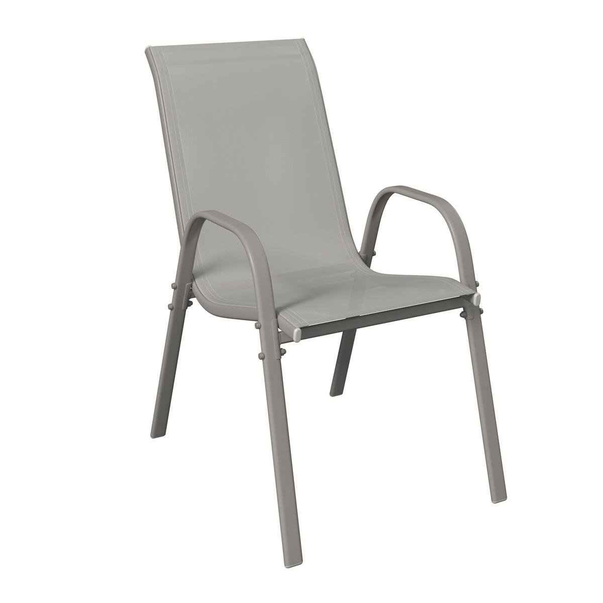 Gartenset Barcelona - Beige, MODERN, Glas/Textil - Beldano