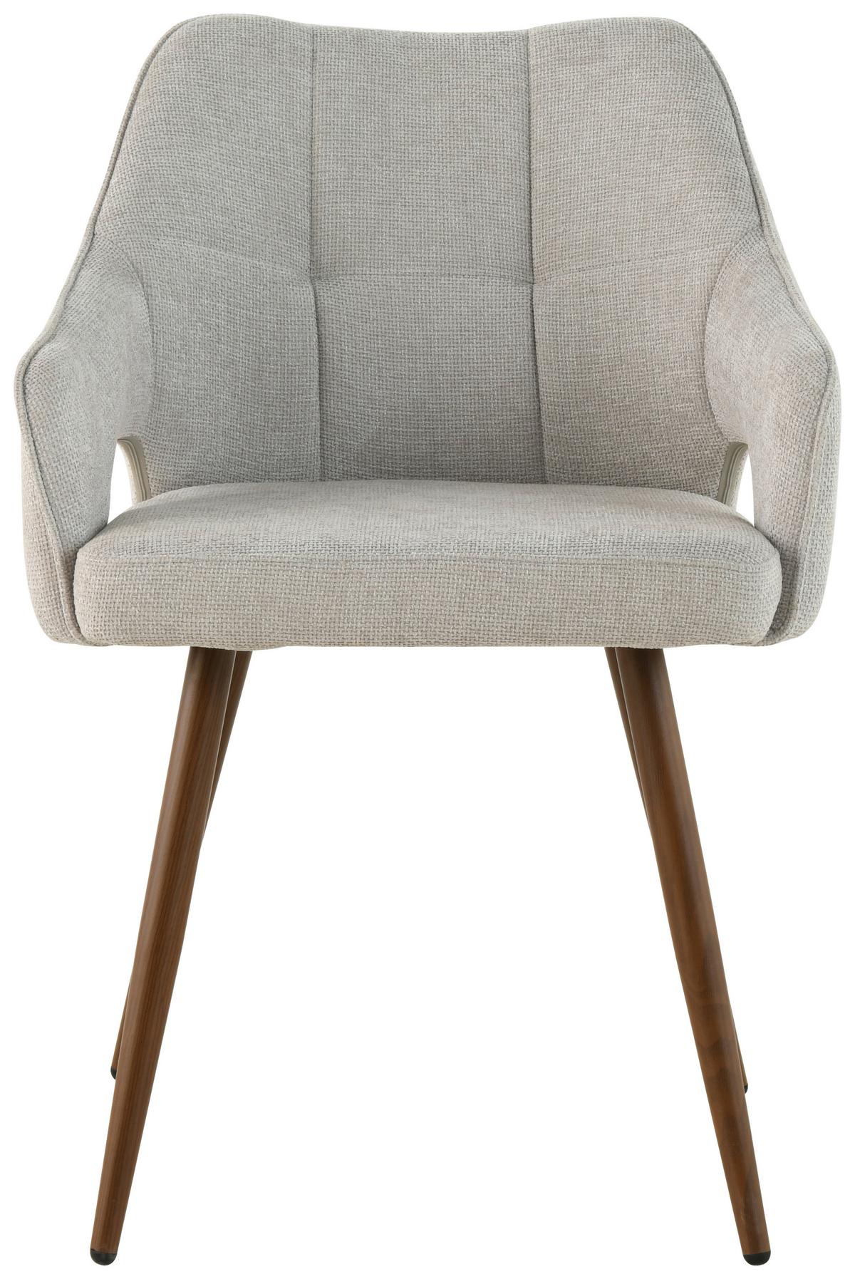 ŽIDLE S PODRUČKAMI JAMIE - světle hnědá/barvy vlašských ořechů, Lifestyle, kov/dřevo (55/80/60cm) - MID.YOU