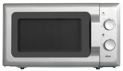 Unterbau-Mikrowelle 700 W MWu 20.4 Silber, 6 Stufen - Silberfarben (45/26/35cm) - Silva Homeline