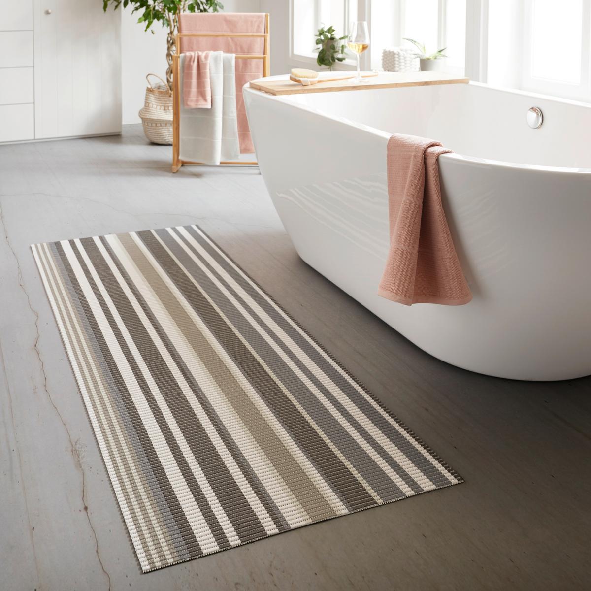 PODLOŽKA PROTI KĹZANIU STRIPE - hnedá/modrá, textil (65/180cm) - Mömax