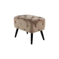 Taburetka MIA - čierna/sivohnedá, Basics, drevo/kompozitné drevo (40/48/60cm)