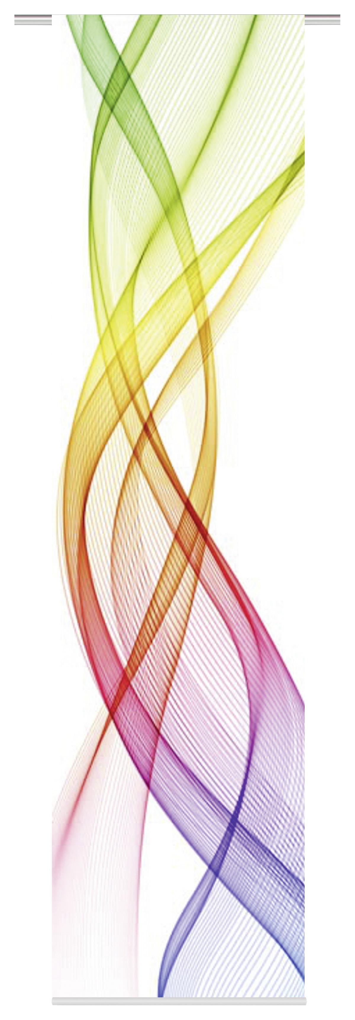 Vorhang Mit Paneelwagen Ferrola B: 60cm, Multicolor - Multicolor, Basics, Textil (60/245cm)