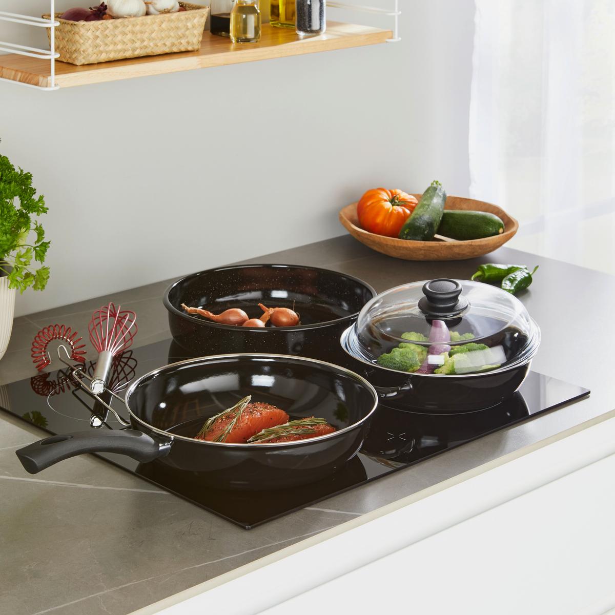 Backform Profi - Schwarz, Basics, Metall (30/30cm) - Kelomat