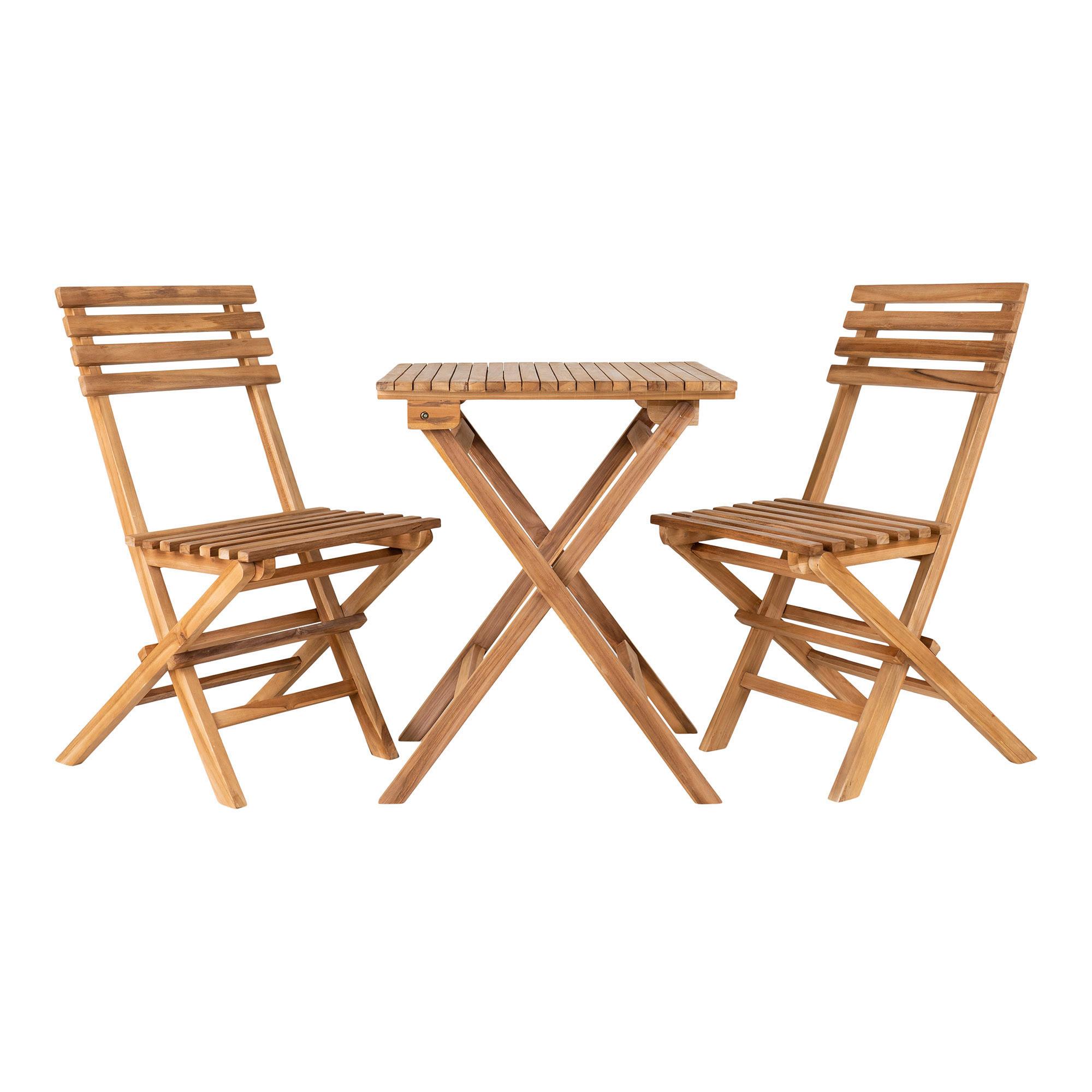 Balkonset Cuenca Braun B: 60/50 Cm - Braun, MODERN, Holz (60/50/75/89/60/46cm) - MID.YOU
