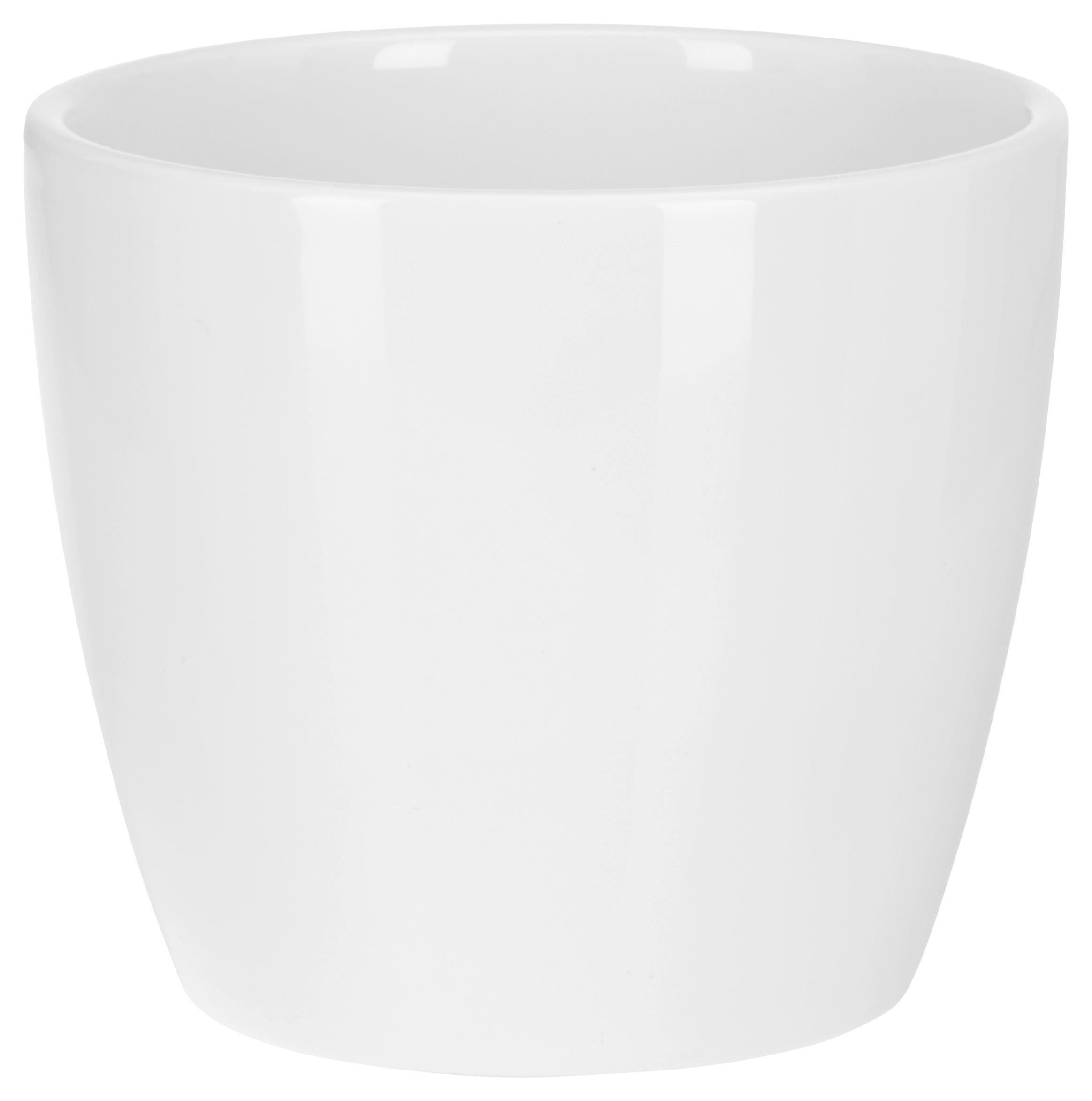 Nádoba Na Květináč Stefanie - bílá, keramika (10,3/8,9cm) - Based
