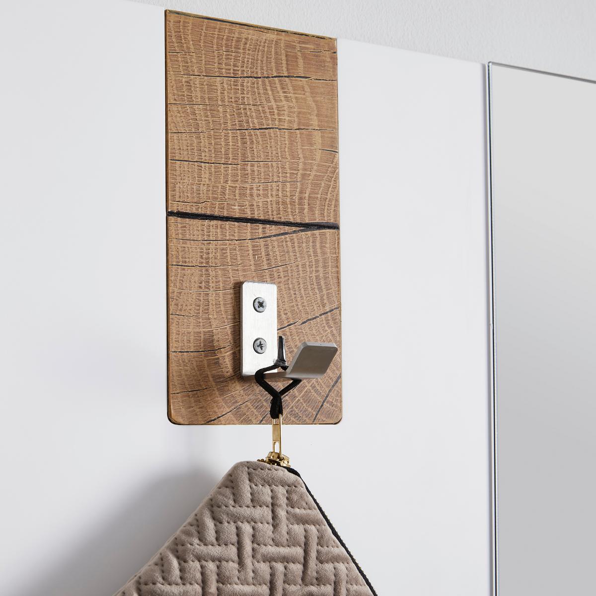 Zrcadlo CARA - bílá/barvy dubu, Moderní, sklo (90/62/15cm) - Bessagi Home