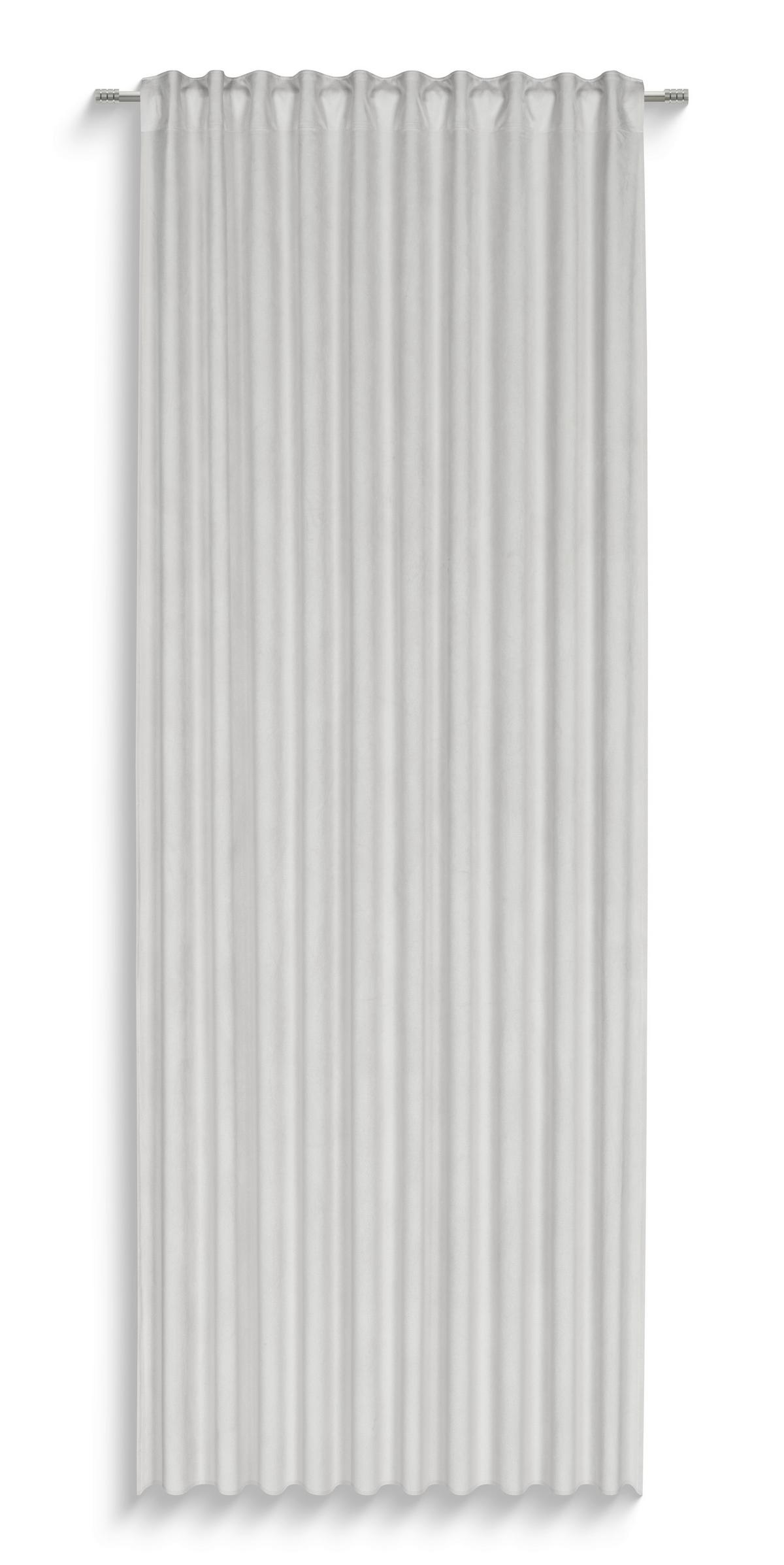 Készfüggöny Mina Kb. 140/245cm - ezüstszínű, Modern, textil (140/245cm) - Luca Bessoni