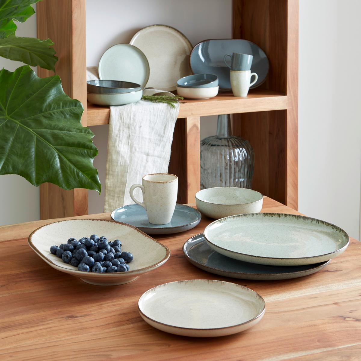 Speiseteller Porzellan Blau Sonora Ø ca. 27 cm - Blau, MODERN, Keramik (27cm) - James Wood