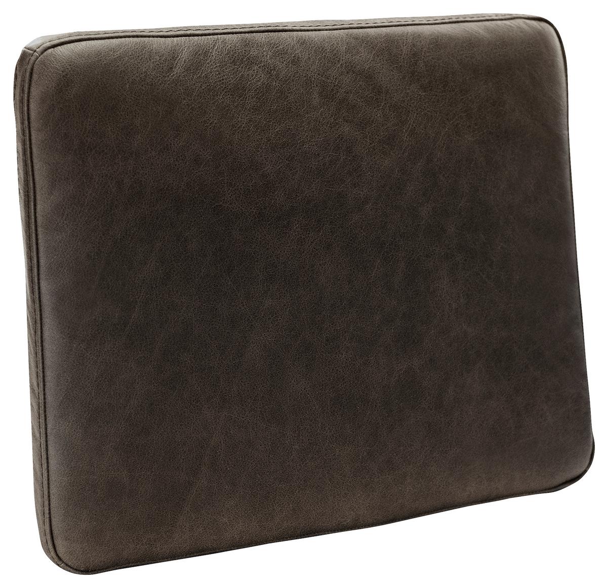 Zierkissen Spring Echtleder Fango, B: 52 cm - Fango, Design, Leder (52/42/7cm) - Livetastic