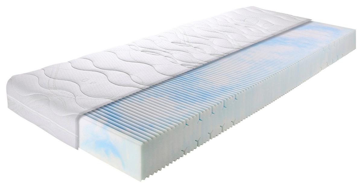 Kaltschaummatratze Llq 100x200 cm H2 H: 18 cm - Weiß, Basics, Textil (100/200cm) - Breckle