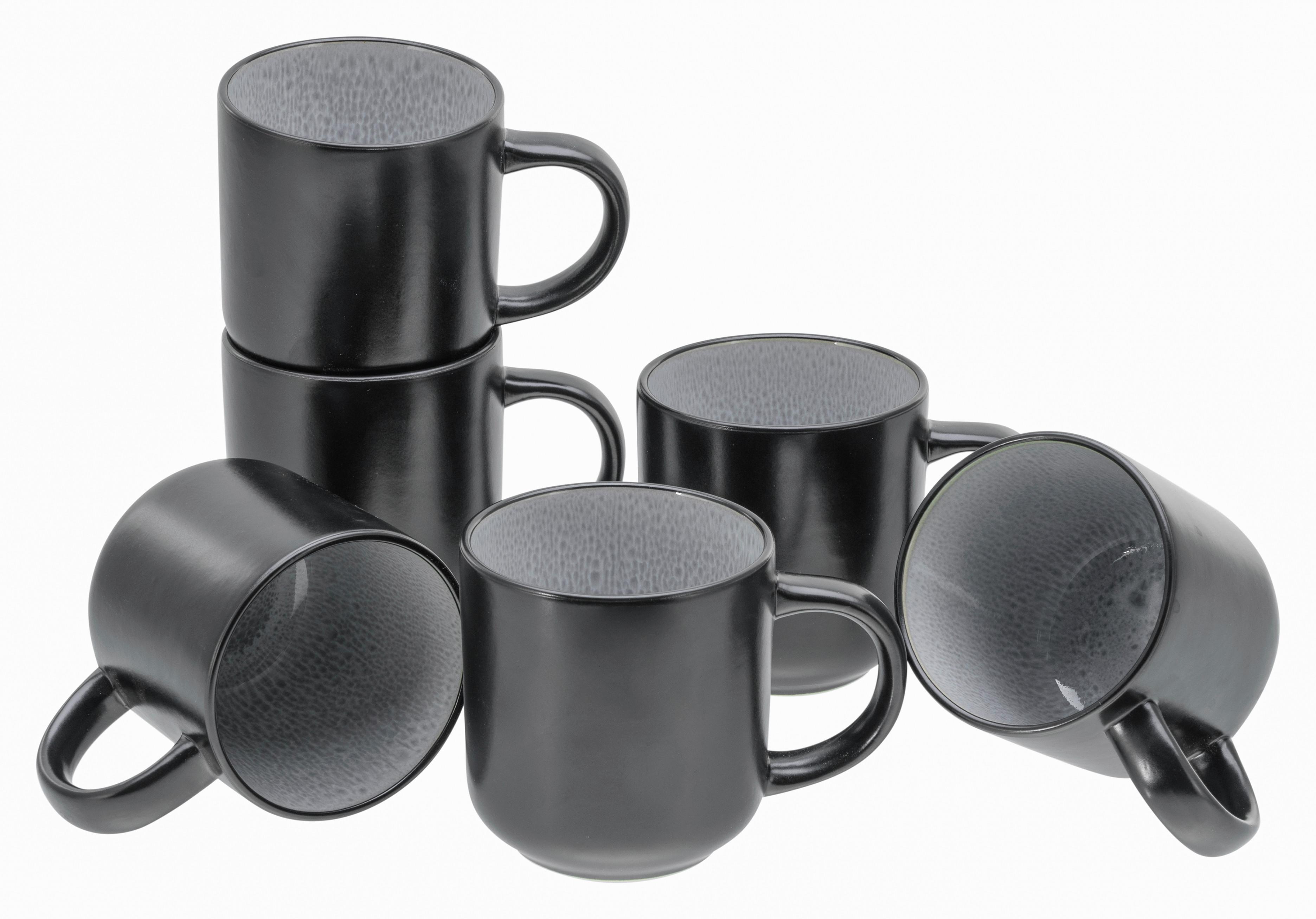 Kaffeebecherset 21522 Nordic Fjord Frost - Hellgrau, Trend, Keramik (350ml) - Creatable