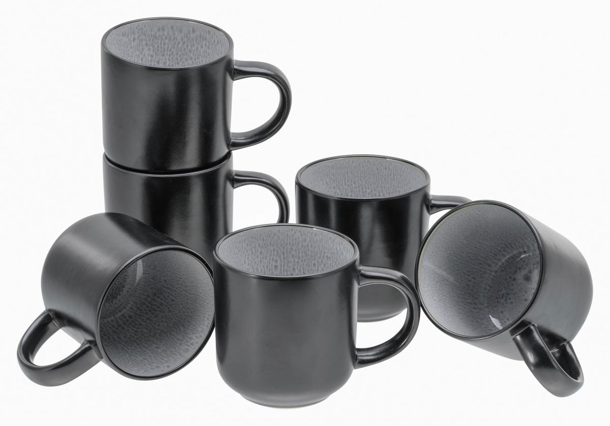 Kaffeebecherset 21522 Nordic Fjord Frost - Hellgrau, Trend, Keramik (350ml) - Creatable