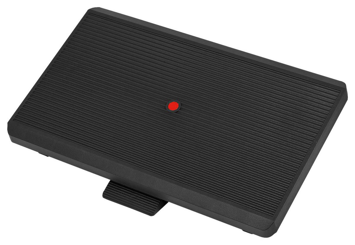 Fußstütze Piedino Stripe Pro - Schwarz, Basics, Kunststoff (56/9,7/35cm) - MID.YOU