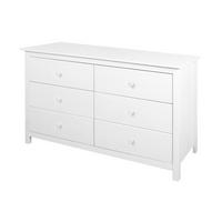 Kommode Weiß B: 130cm - Weiß, Natur, Holz (130/80/45cm) - Livetastic