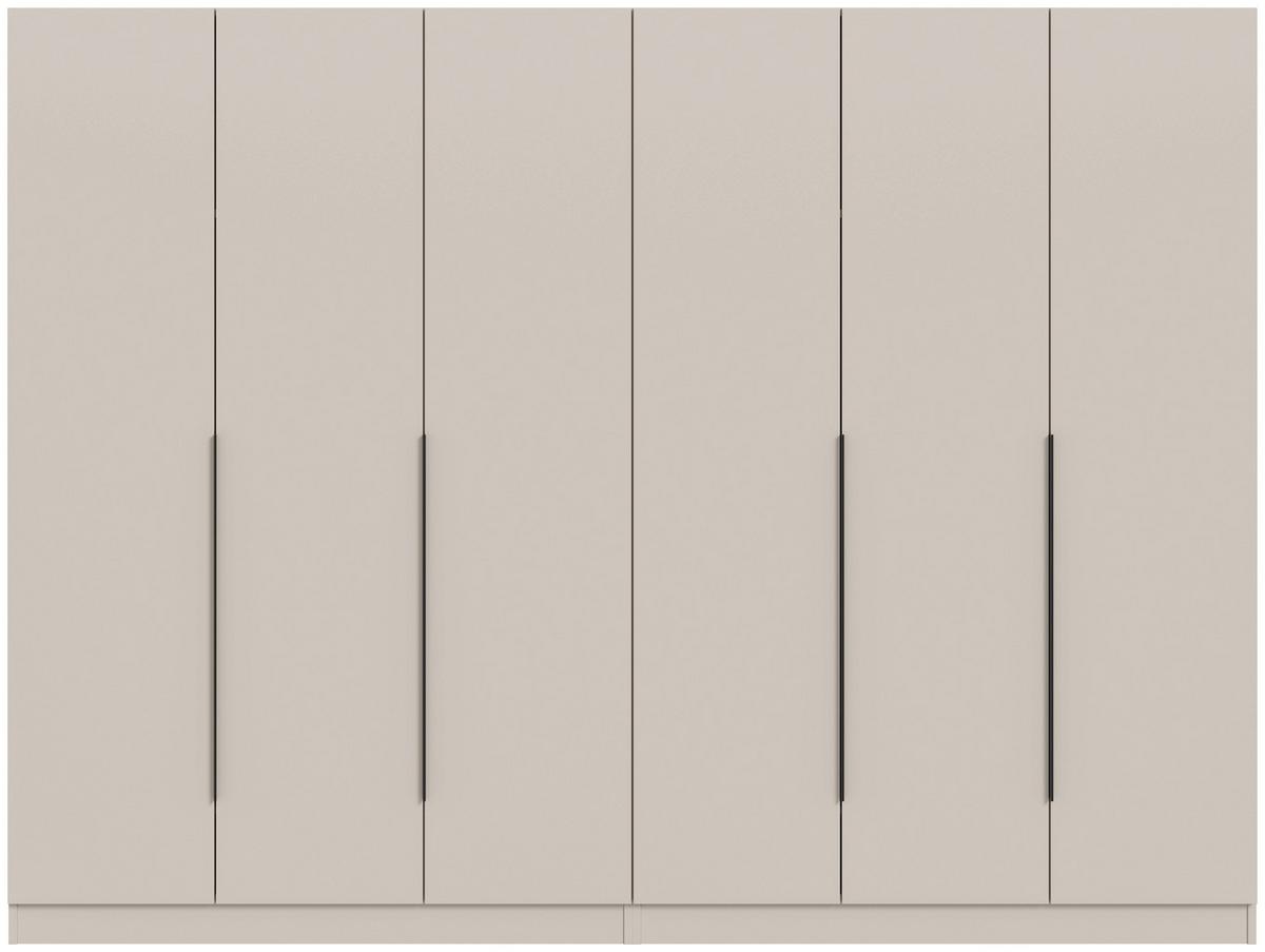 DREHTÜRENSCHRANK Kopenhagen Kaschmir B: 240cm - Kaschmir, MODERN, Holzwerkstoff (240/181/52cm) - Livetastic