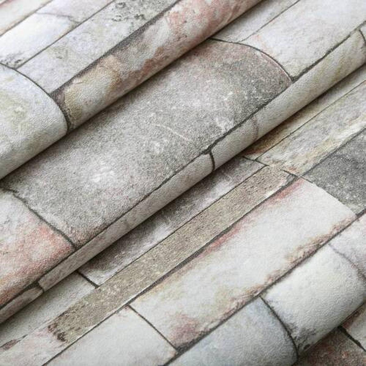 VLIESTAPETE SANDSTONE, BEIGE - Beige, Basics, Papier/Kunststoff (52/1000cm)