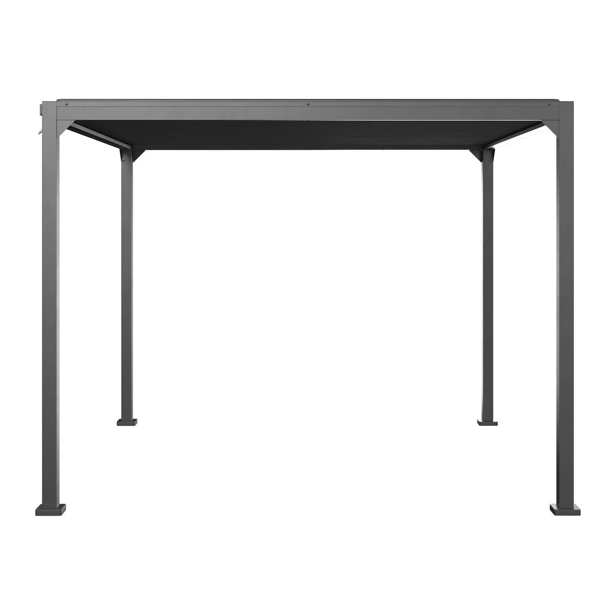 Pavillon Lima - Anthrazit, MODERN, Metall (300/227/300cm) - Beldano