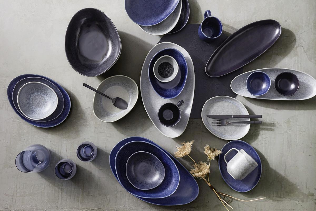 Miska Gourmet, Ø: 16,5 cm - barvy grafitu, Moderní, keramika (16,5/14,5/5cm) - Premium Living