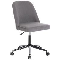 Kancelářska židle BEETLE -EXKLUSIV- - šedá/černá, Moderní, kov/dřevo (48/85-94/56cm) - Mömax